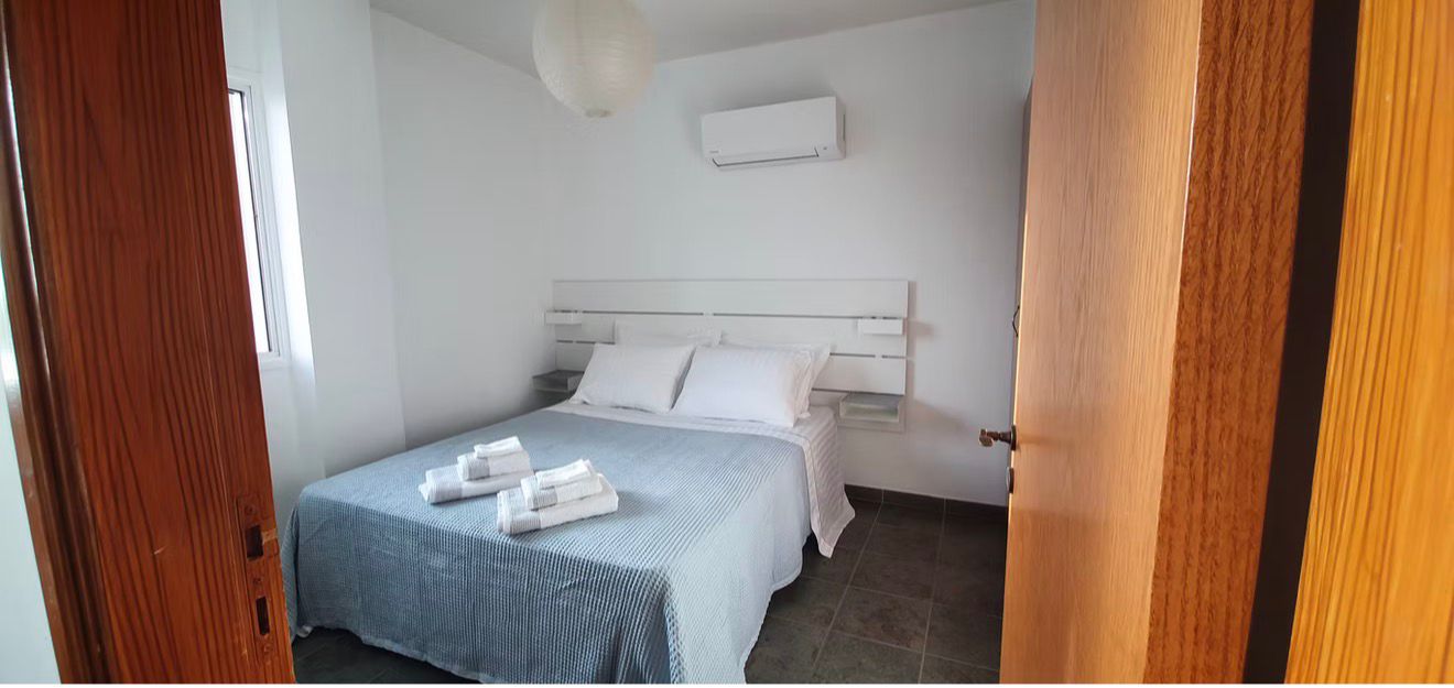 Double bedroom with air conditioning